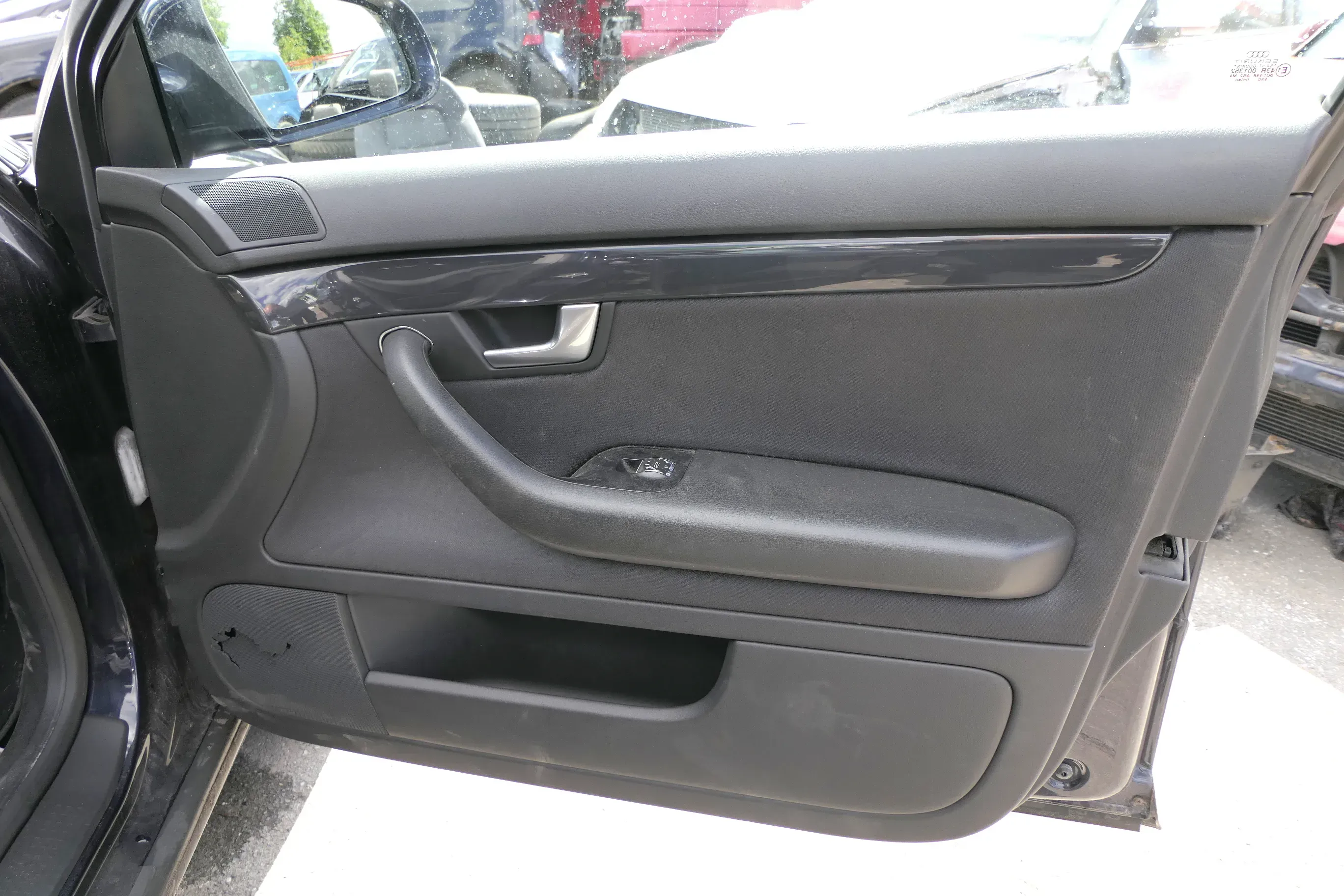 4x Audi A4 8E B6 Türverkleidung Verkleidung Tür vorne +hinten links schwarz soul - Bild 1