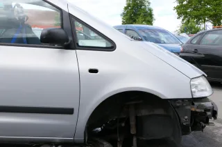 VW Sharan Kotflügel rechts vorne silber grau LB7Z 2000-2009 Facelift - Bild 1