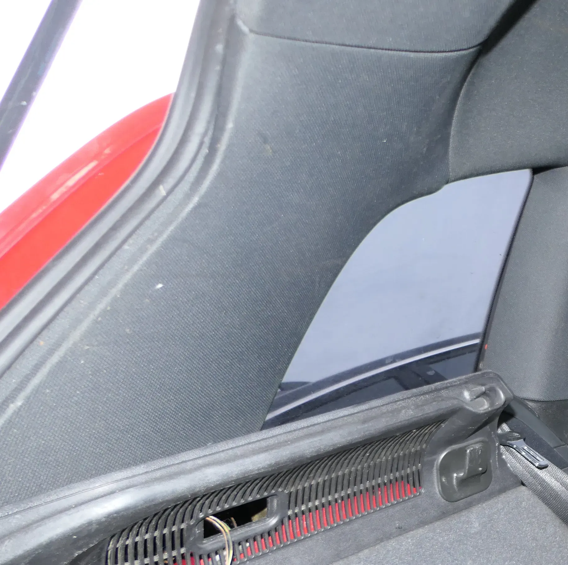 2x A3 8P D-Säulen Verkleidung rechts hinten + links Abdeckung oben schwarz - Bild 1