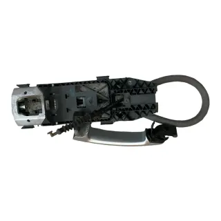 Ibiza 6J Türgriff Tür Griff vorne links außen weiß LB9A + Lagerbügel Seilzug - Bild 1