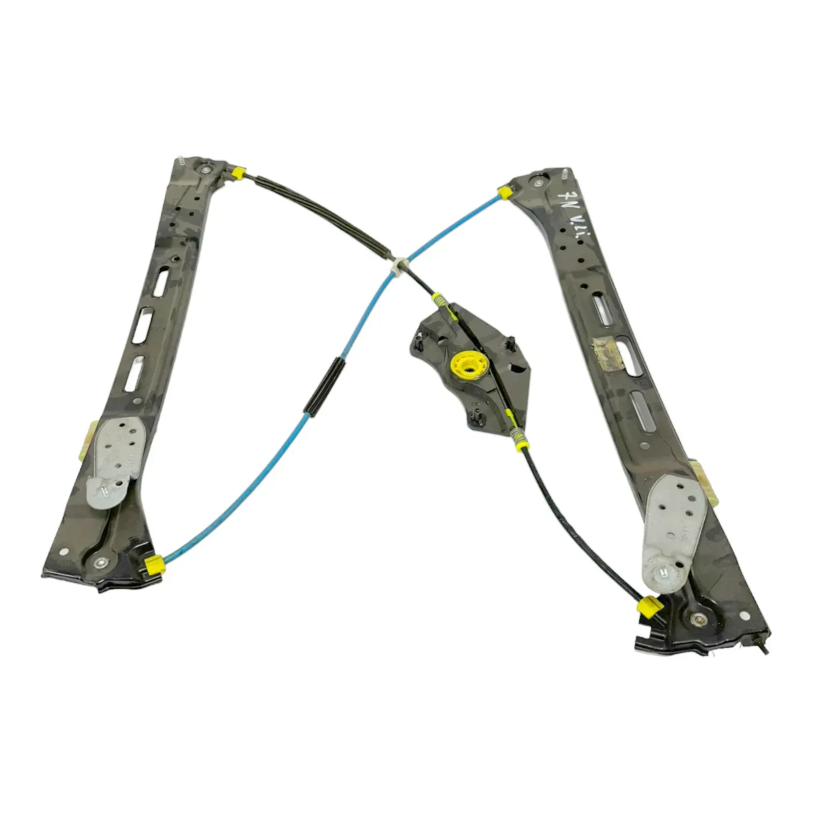 Sharan 7N elektrischer Fensterheber NUR Gestänge links vorne 7N0837461J - Bild 1