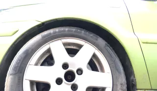 VW Polo 6N2 Kotflügel vorne links grün LA6M (bis auf den Schweller) - Bild 4