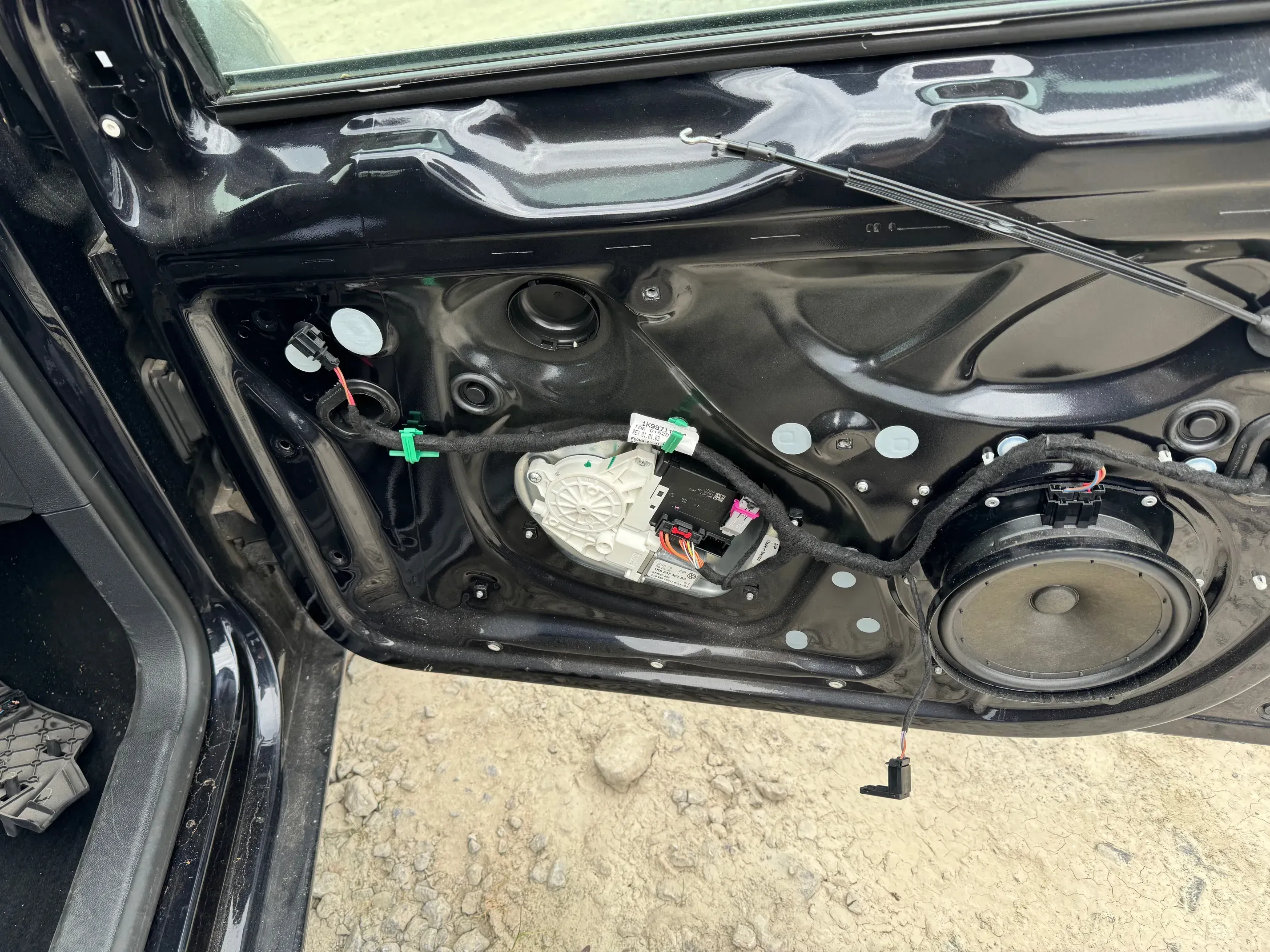 VW Golf 6 Kombi Variant Kabelbaum Tür Türkabelbaum ZV vorne rechts 1K9971121C - Bild 1
