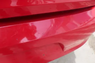 VW Fox 5Z Stoßstange hinten Stoßfänger rot LY3D Heckstoßstange - Bild 7