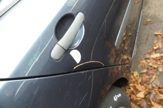 VW Golf 5 V 1K Tür  Türrahmen Türblatt hinten rechts 4/5-Türer blau LC5F - Bild 4