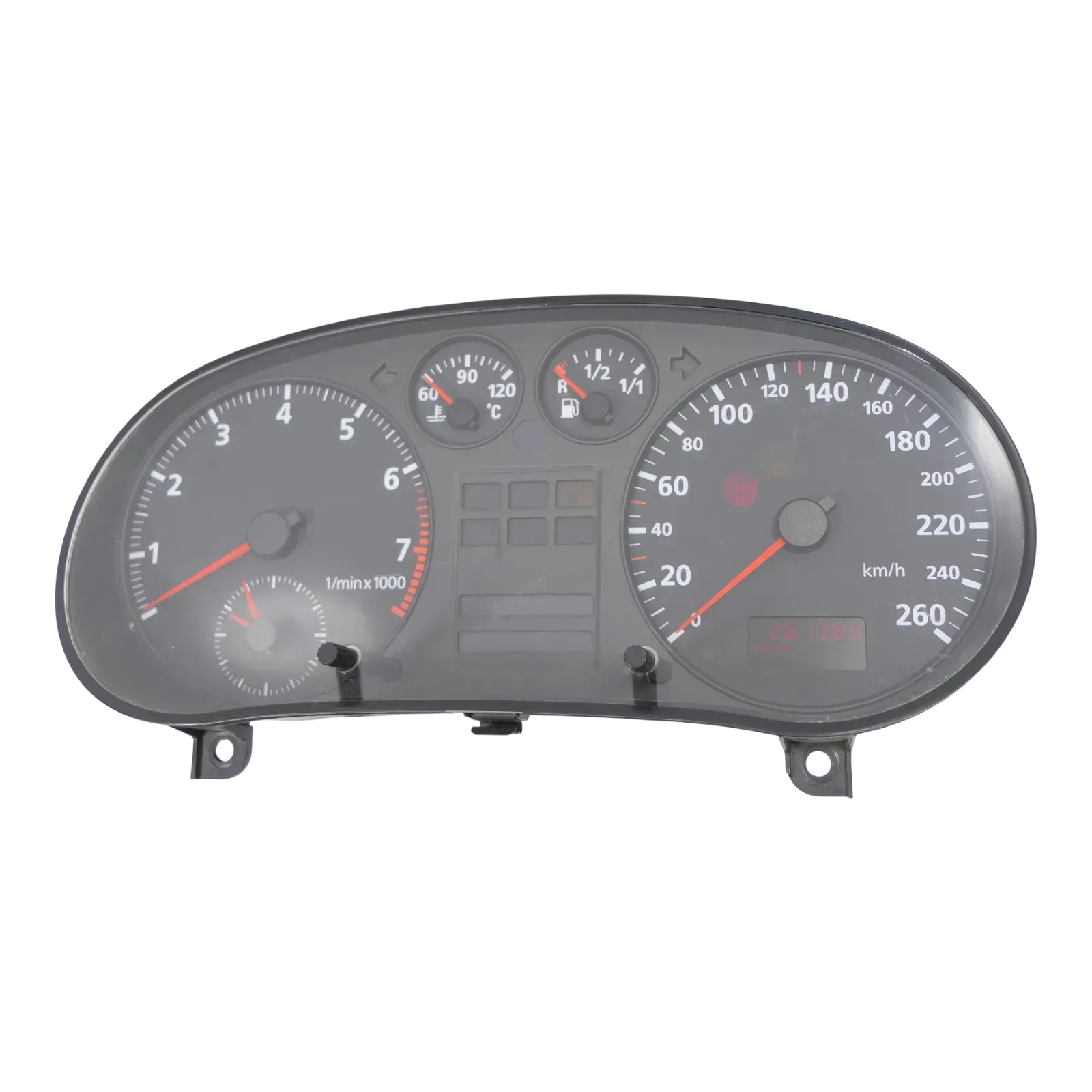 A3 8L Tacho Tachometer Kombiinstrument 8L0919860A 262.000km Benziner 260km/h - Bild 1