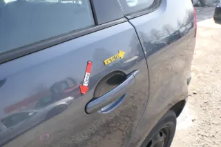 VW Polo 9N 9N3 Tür hinten links 4/5-Türer grau LC7V - ohne Anbauteile - Bild 3