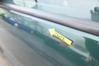 VW Golf 4 Bora Tür vorne links Fahrertür 4/5-Türer & Kombi grün LC6M -ohneAnba - Bild 6