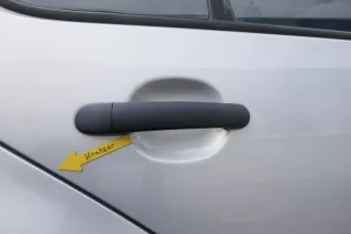 VW Golf 4 Limousine Tür hinten rechts silber grau LB7Z satinsilber (KEINkombi) - Bild 7