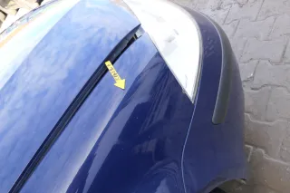 VW Passat 3BG 3B6 Kotflügel vorne rechts blau LA5E (Blinkerloch) - Bild 6