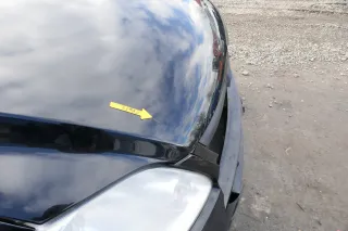 VW Fox 5Z Motorhaube Klappe vorn vorne schwarz L041 uni Haube - Bild 4
