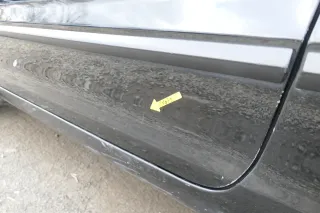 VW Fox 5Z Tür vorne links Fahrertür schwarz L041 - ohne Anbauteile - Bild 11