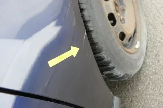 Audi A3 8L Kotflügel vorne rechts blau LZ5T - Bild 5