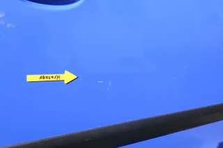 VW Polo 9N 9N3 Tür vorne rechts Beifahrertür 2/3-Türer blau LA5F ohneAnbautei - Bild 5