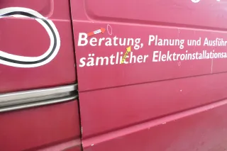 T4 Transporter Tür rechts Schiebetür Multivan Caravelle rot LK3A - Bild 7