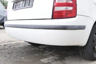 Skoda Fabia 6Y Kombi Combi Stoßstange hinten Heckstoßstange weiß LF9E - Bild 2