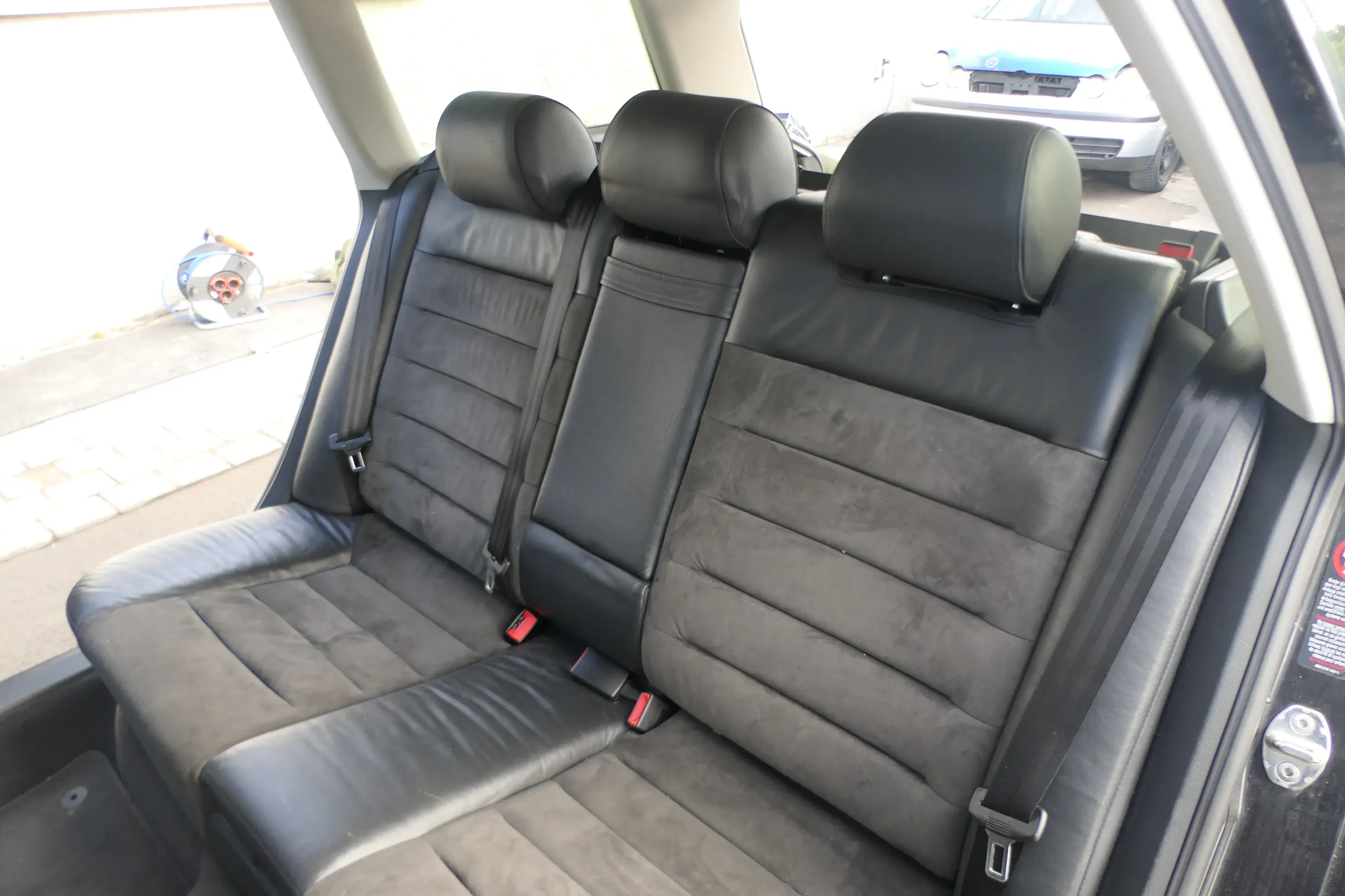 A6 4B Avant Kombi Rückbank Rücksitzbank Sitz Rücksitz 3 Punkt Leder Pernappa Alc - Bild 1