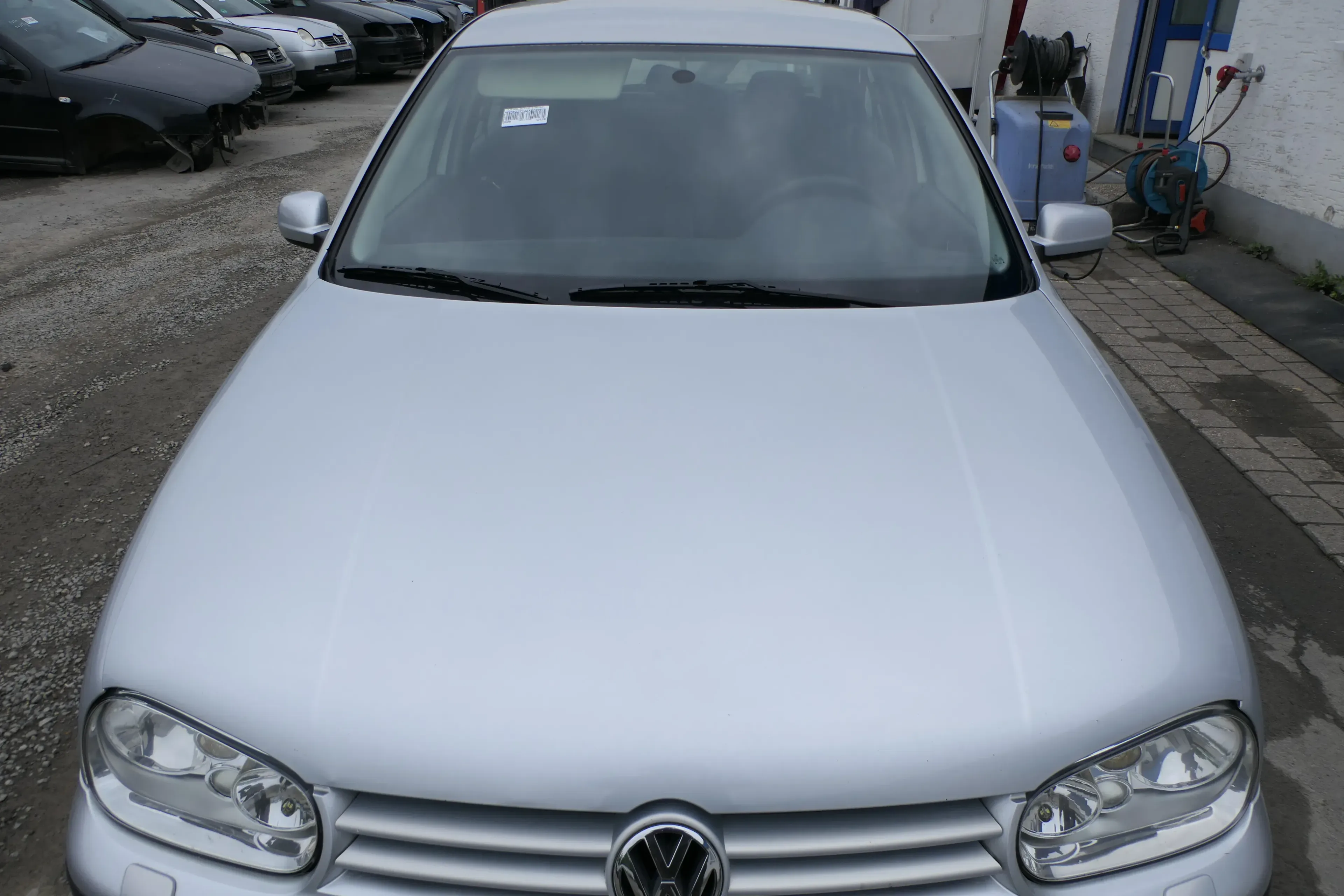 VW Golf 4 Motorhaube Haube Klappe vorne silber grau LB7Z satinsilber satin - Bild 1