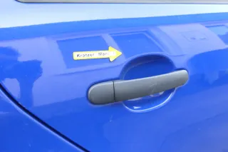 Skoda Fabia 6Y Limousine Schrägheck Tür hinten rechts blau LF5K - Bild 6