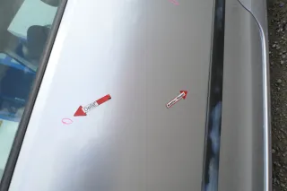 VW Polo 9N 9N3 Tür vorne links Fahrertür 2/3-Türer silber LA7W -ohne Anbauteile - Bild 5