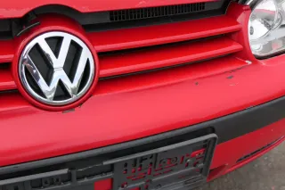 VW Golf 4 1J Stoßstange vorne Stoßfänger vorn rot LP3G - Bild 9