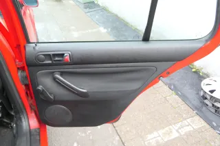1x VW Golf 4 1J Limousine Türverkleidung Verkleidung Tür hinten rechts schwarz - Bild 4