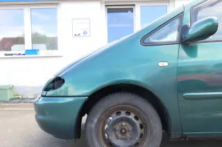 VW Sharan Kotflügel links vorne grün LC6P bis ca. Ende 1999 passend - Bild 1