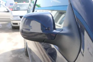 VW Golf 4 Bora manueller Spiegel vorne rechts Außenspiegel blau LA5G - Bild 1