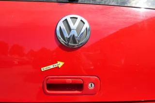 VW Lupo 6X Heckklappe Klappe Kofferraumklappe Scheibe rot LP3G - Bild 2