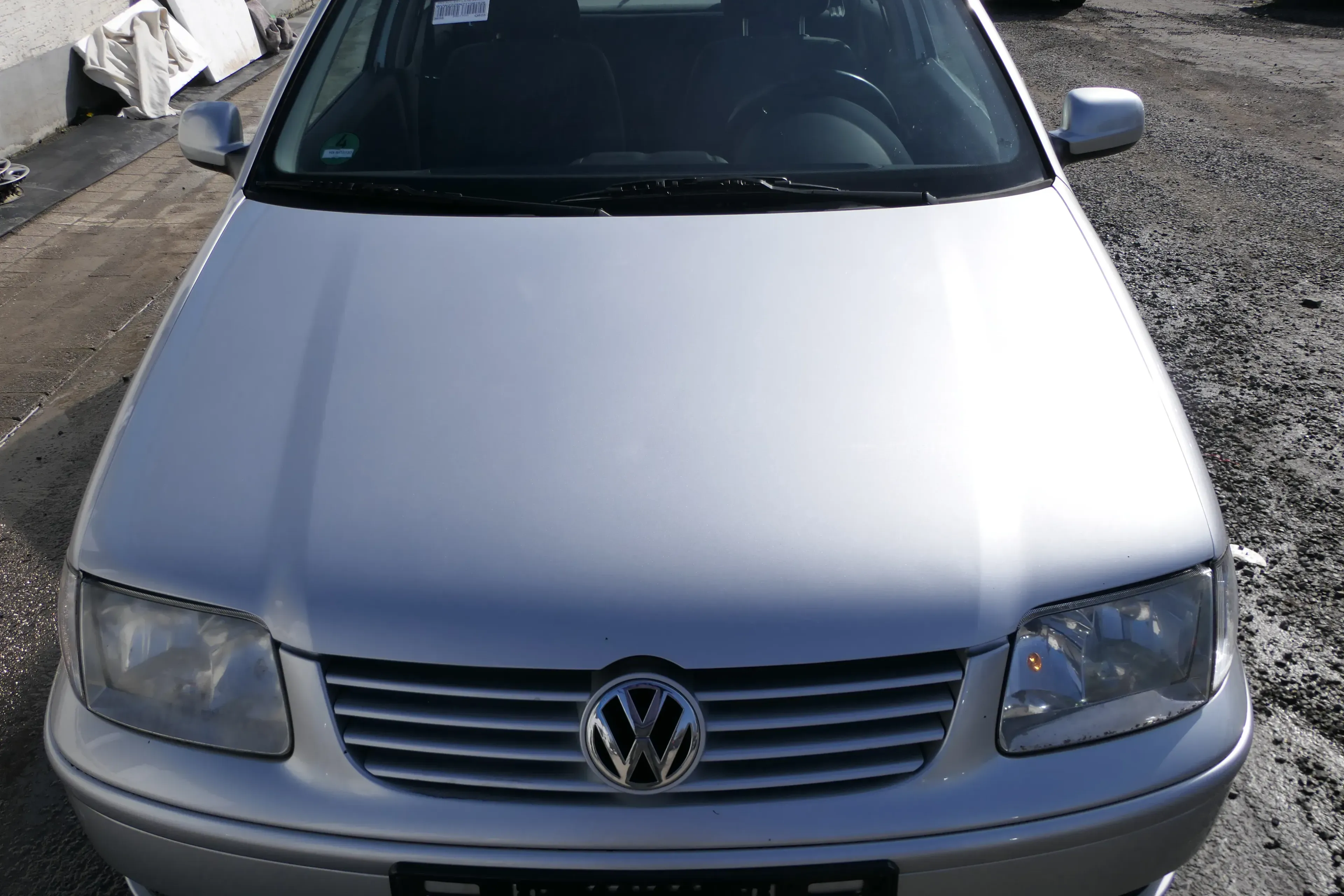 VW Polo 6N2 Motorhaube Haube vorne Klappe silber LA7W - Bild 1