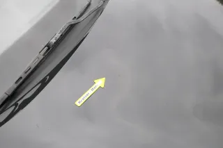 VW Lupo Motorhaube Klappe Frontklappe Haube vorne schwarz L041 uni - Bild 6
