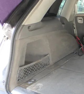 Audi Q7 4L Abdeckung Verkleidung Kofferraum hinten links Seite grau achatgrau - Bild 1