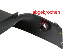 VW Golf 4 Bora Mitteltunnel Aschenbecher hinten Verkleidung schwarz - Bild 2
