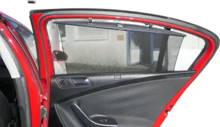 VW Passat 3C B6 Kombi 1x Türverkleidung Tür hinten rechts Leder Sonnenrollo - Bild 2