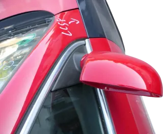 VW Passat 3C elektrischer Spiegel Außenspiegel rechts + Glas Blinke LY3D rot - Bild 3