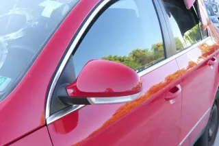 VW Passat 3C elektrischer Spiegel Außenspiegel links mit Glas Blinker rot LY3D - Bild 1