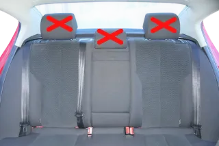 VW Passat 3C B6 Limousine Sitz Rückbank Sitzfläche Sitze schwarz Rücksitz Bank - Bild 1