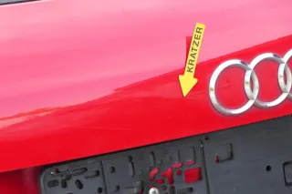 Audi A3 8P 2/3-Türer Heckklappe Klappe hinten rot LY3J 2/3-Türer Scheibe - Bild 7