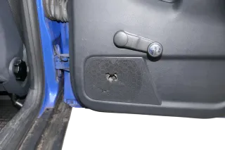 1x Audi A4 B5 Türverkleidung Verkleidung Tür hinten rechts Abdeckung Griff -blau - Bild 3