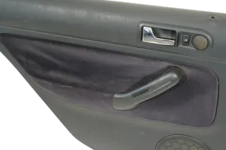 1x VW Golf 4 1J Kombi Türverkleidung Verkleidung Tür hinten links schwarz - Bild 4