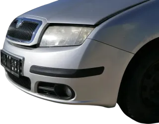 Fabia 6Y Stoßstange Stoßfänger vorne grau LF7T Facelift - Gitter NSW - Bild 12