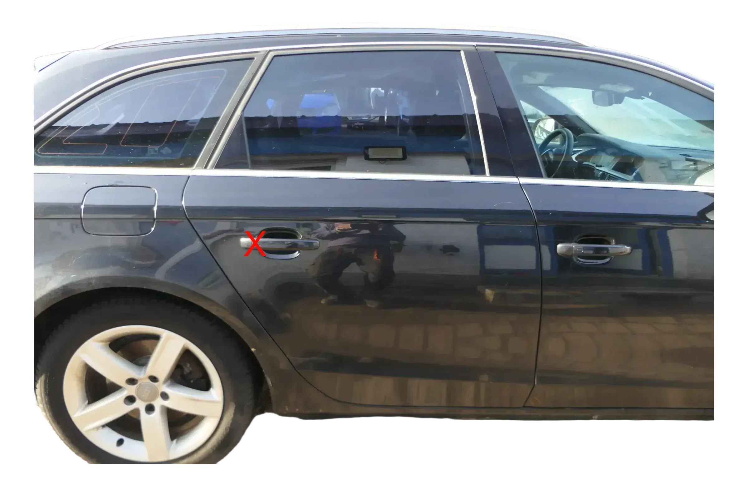 A4 B8 8K Kombi Avant Tür hinten rechts schwarz LZ9Y ohneAnbauteile - Bild 1