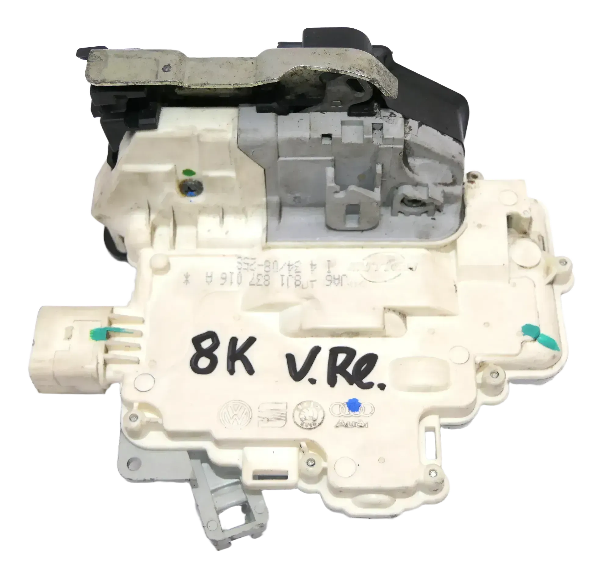 Audi A3 8V A4 8K Q7 Stellmotor Tür Türschloß mit ZV vorne rechts 8J1837016A - Bild 1