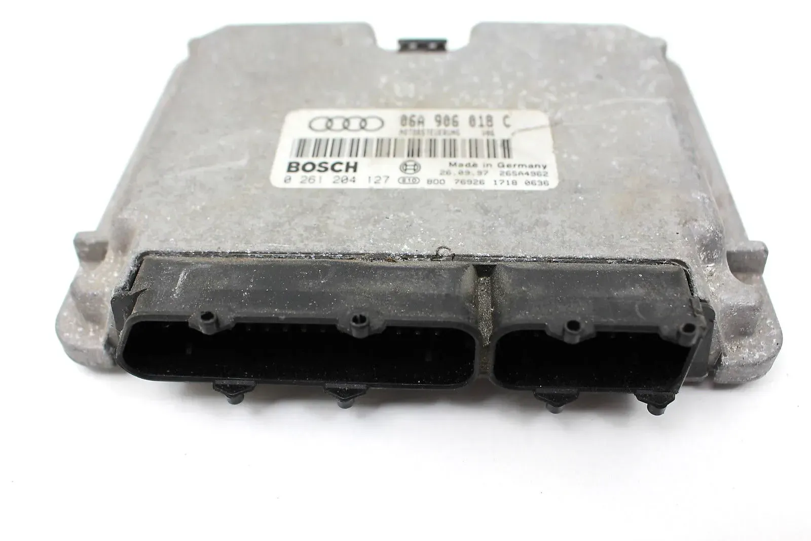 Audi A3 8L Steuergerät 1,8 92 kw 06A906018BS 125PS AGN Motor 06A906018C - Bild 1