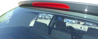VW Golf 5 V Heckklappe hinten Kofferraumklappe mit Scheibe grau grün LA6Q - Bild 11