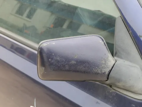 VW Golf 3 Cabrio 1E elektrischer Spiegel Außenspiegel rechts blau LC5U
