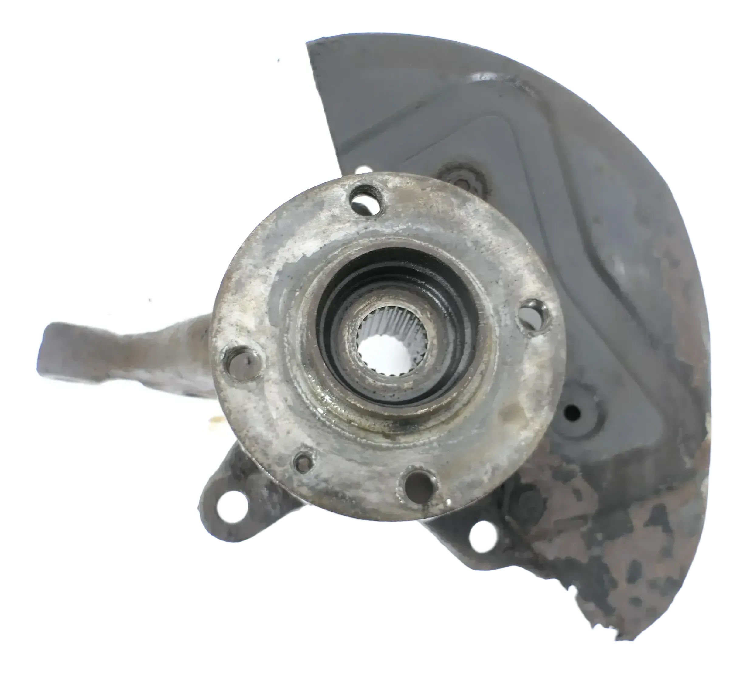 VW Passat 3A Achsschenkel Radlager links vorn TDI 4Loch geschraubt Bremssat - Bild 1