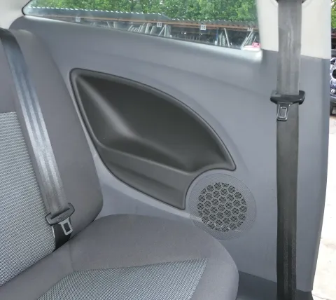 Seat Ibiza 6J Verkleidung hinten links 2/3-Türer Seite - schwarz / grau graphit