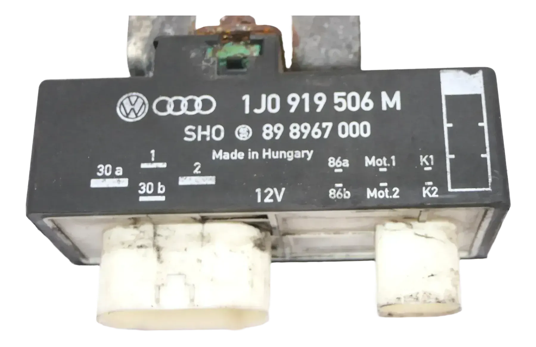 VW Golf 4 Bora Steuergerät Lüfter Kühlerlüfter Lüftersteuergerät 1J0919506M Kühl - Bild 1