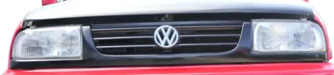 VW Golf 3 1H Grill Kühlergrill VW Zeichen Logo schwarz Grillleiste Leiste